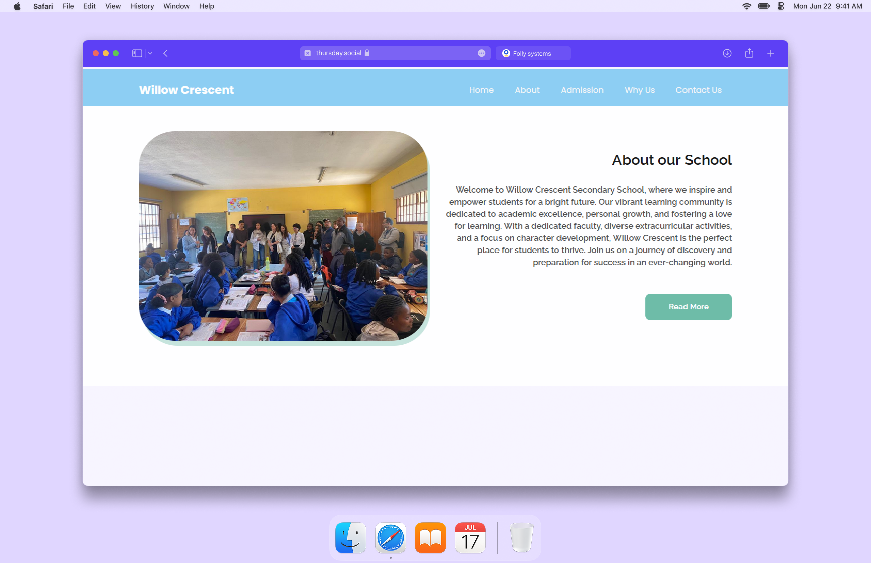 Willow Crescent Website